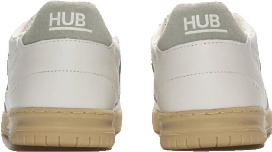 Hub Vancouver Sneakers Heren Leren Sneaker Wit - Foto 2