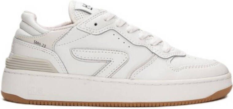 HUB Smash leren sneakers wit