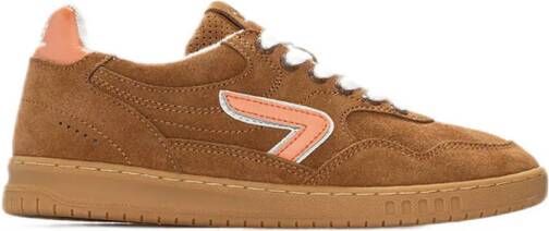 HUB Vancouver suède sneakers cognac
