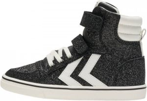 Hummel Slimmer Stadil Glitter sneakers met glitter zwart ecru