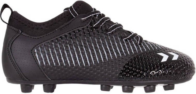 Hummel Zoom FG Jr. voetbalschoenen zwart wit Imitatieleer 32