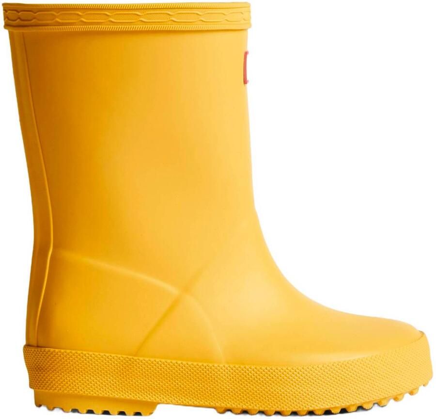 Hunter Original Kids First Wellington regenlaarzen geel
