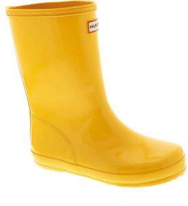 Hunter regenlaarzen geel kids