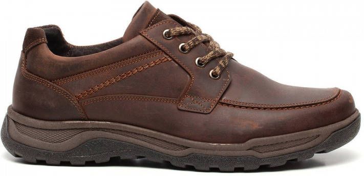 Hush Puppies leren veterschoen bruin