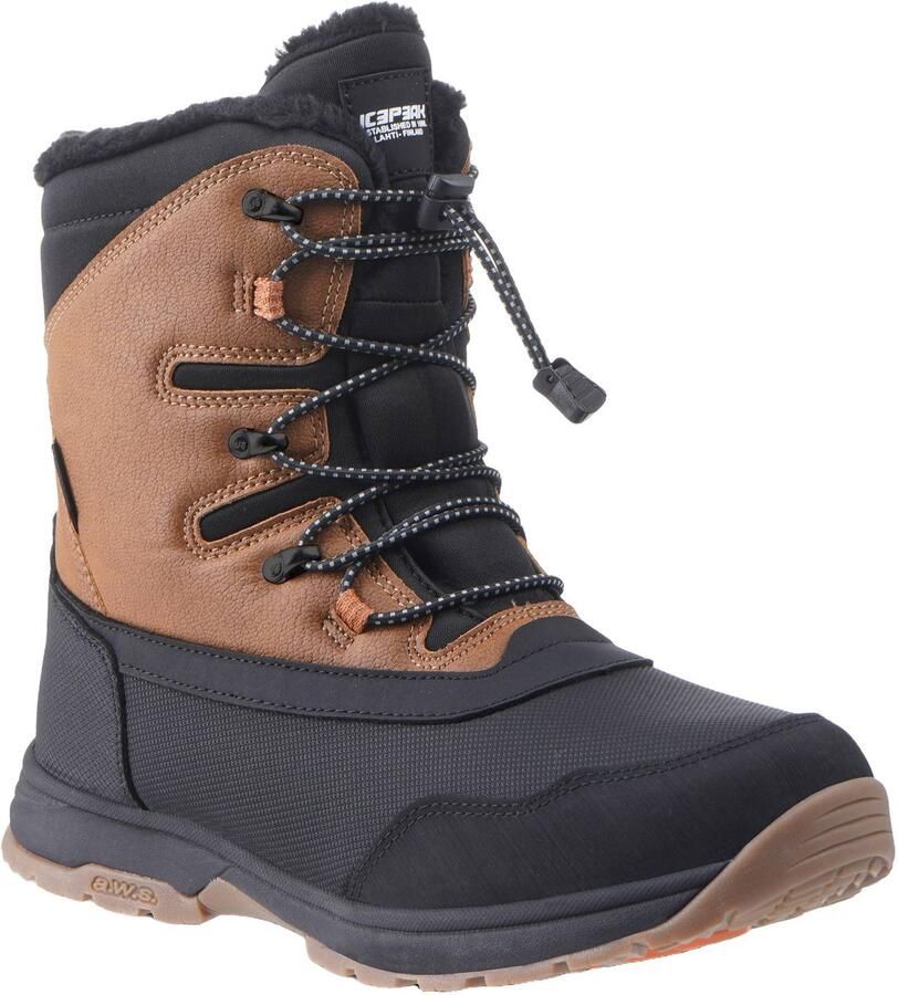 Icepeak Almont snowboots bruin zwart - Foto 2