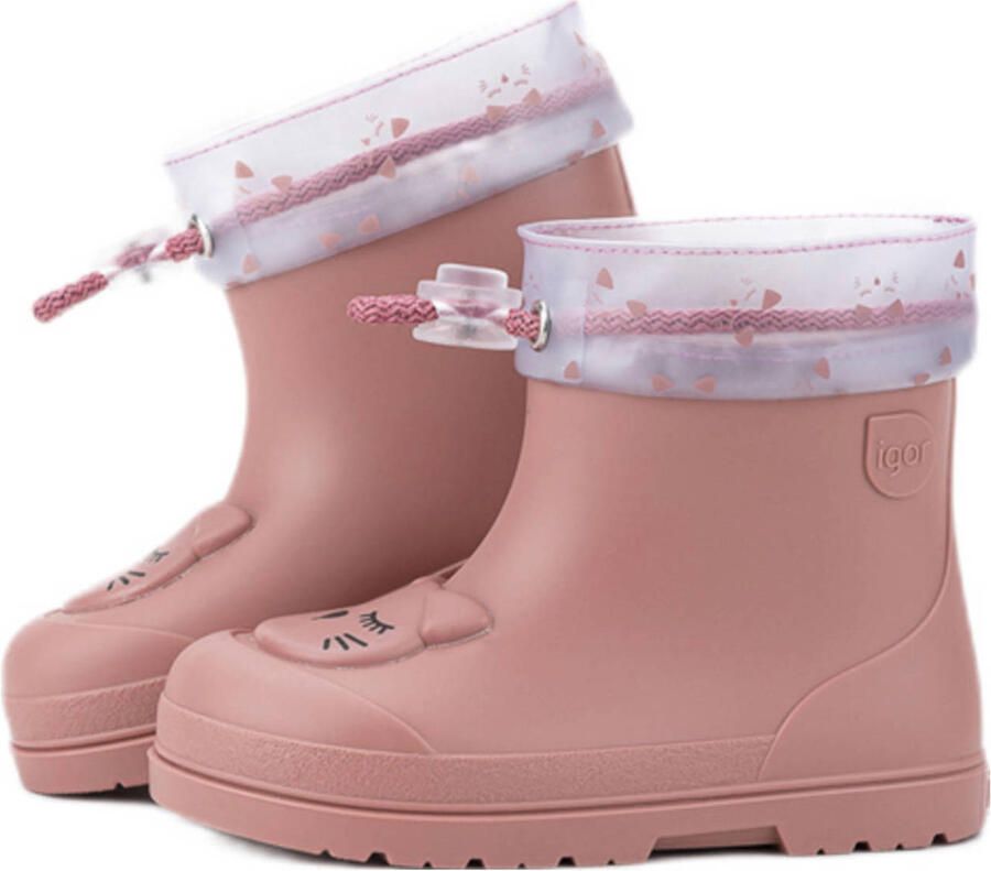 Igor Mendi Gato regenlaarzen roze