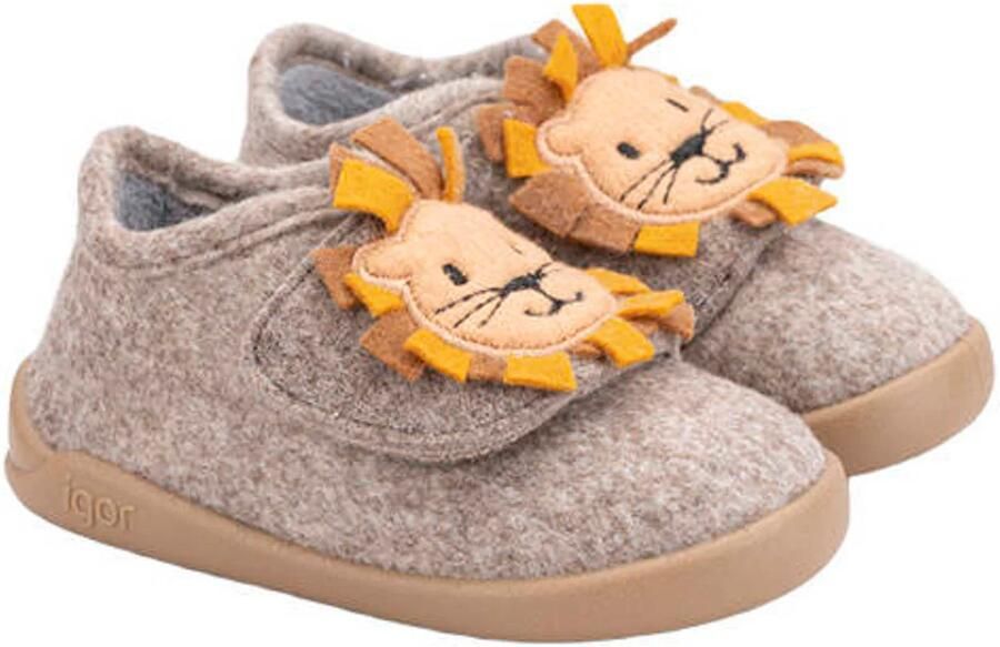 Igor pantoffels taupe