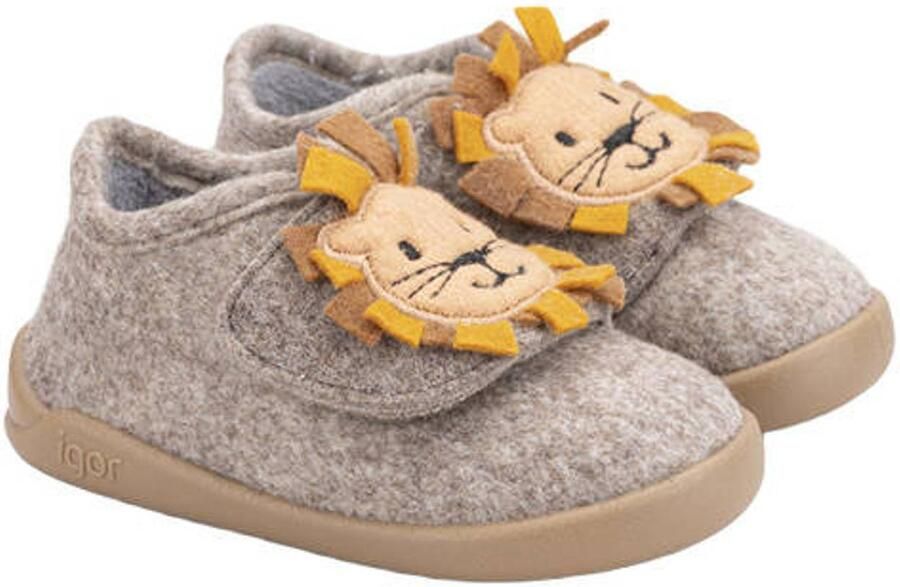Igor pantoffels taupe