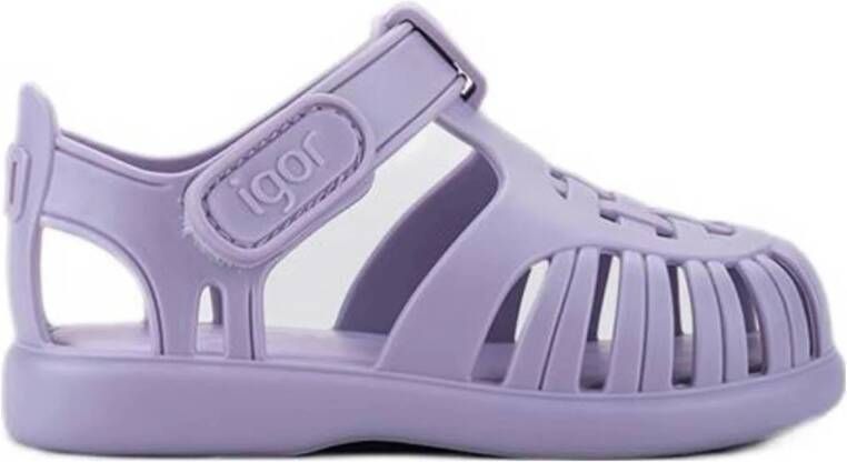 Igor waterschoenen lila Paars Rubber Effen 25