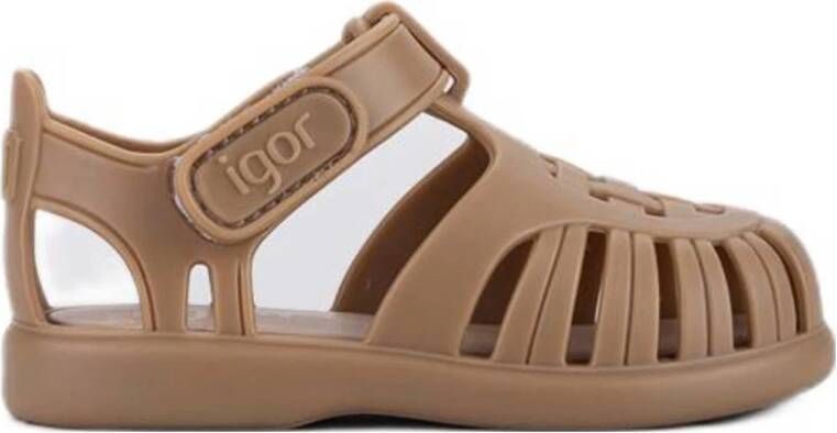 Igor waterschoenen taupe Bruin Rubber Effen 23 - Foto 2