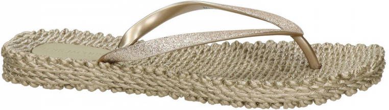 Ilse Jacobsen Cheerful teenslippers goud