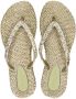 Ilse Jacobsen Cheerful teenslippers met sierstenen goud - Thumbnail 1