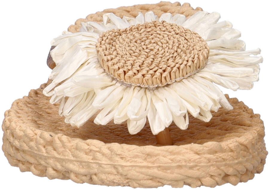 Ilse Jacobsen Cheerful teenslippers met 3d applicatie beige - Foto 3