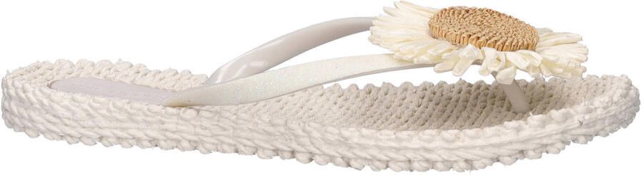 Ilse Jacobsen Cheerful teenslippers met 3d applicatie wit - Foto 3
