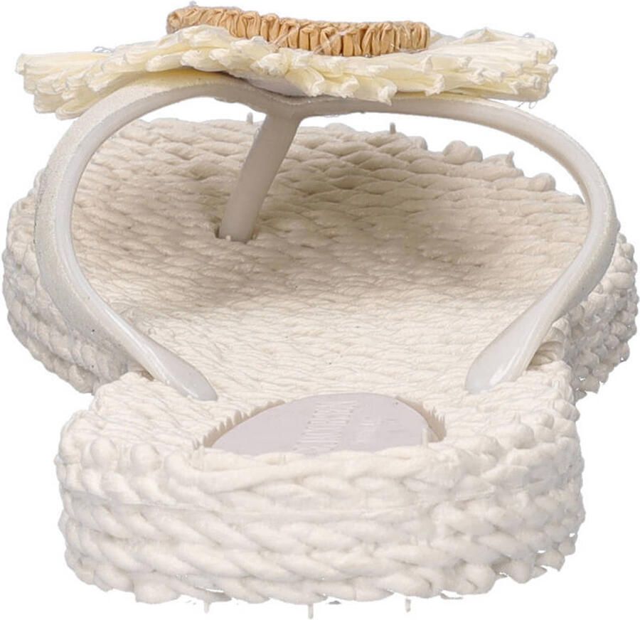 Ilse Jacobsen Cheerful teenslippers met 3d applicatie wit - Foto 2