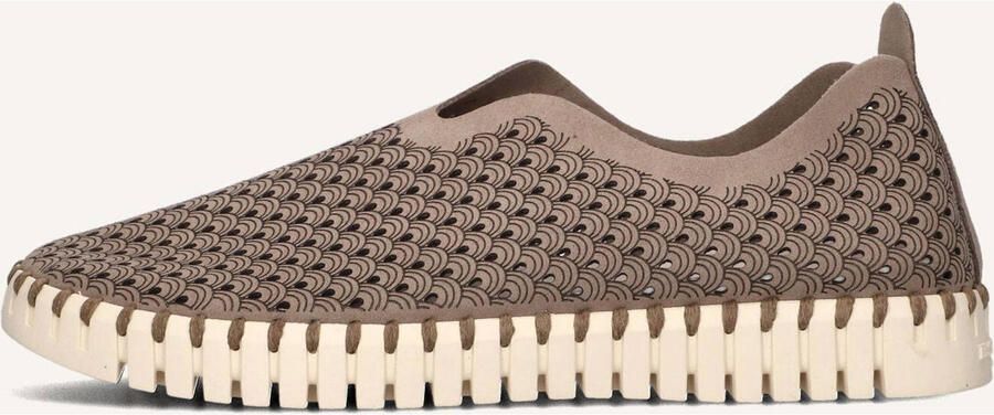 ILSE JACOBSEN Instappers Dames Tulip3275 Textiel Taupe - Foto 2