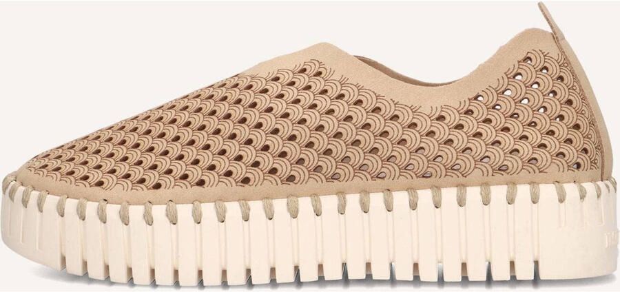 ILSE JACOBSEN Instappers Dames Tulip3373 Suèdelook Beige - Foto 4