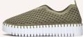 ILSE JACOBSEN Instappers Dames Tulip3373 Textiel Groen - Groen