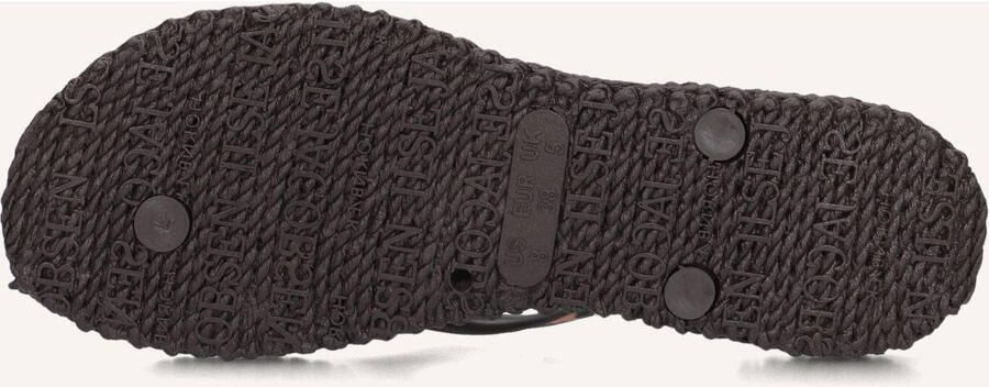 ILSE JACOBSEN Teenslippers Dames Cheerful01p Rubber Bruin - Foto 2