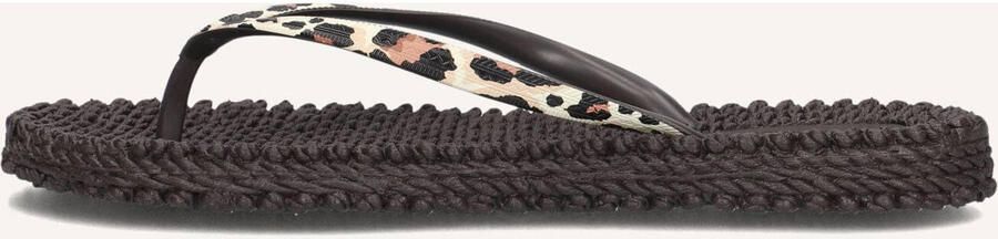 ILSE JACOBSEN Teenslippers Dames Cheerful01p Rubber Bruin - Foto 5