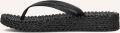 ILSE JACOBSEN Teenslippers Dames Cheerful13 Rubber Zwart - Zwart