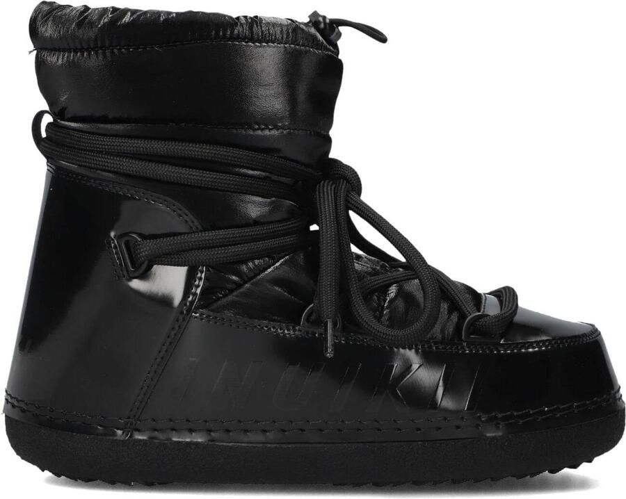 INUIKII Snowboots Dames Mountain Metallic Textiel Zwart
