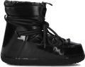 INUIKII Snowboots Dames Mountain Metallic Textiel Zwart - Zwart