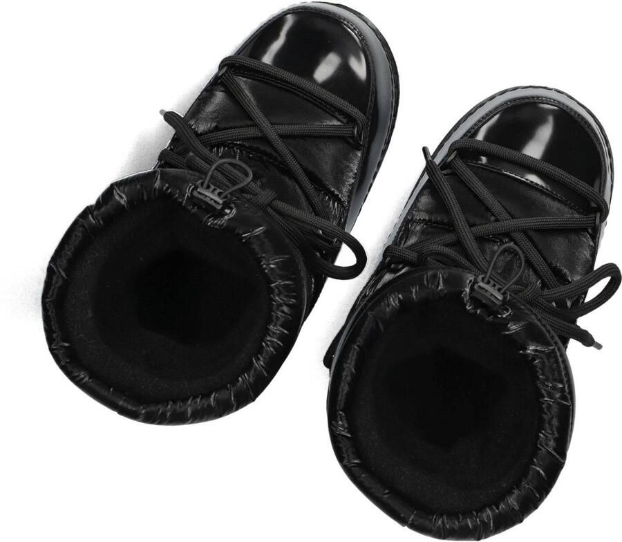 INUIKII Snowboots Dames Mountain Metallic Textiel Zwart - Foto 2