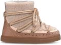 INUIKII Vachtlaarzen Dames Curly Rock Faux Fur Beige - Beige