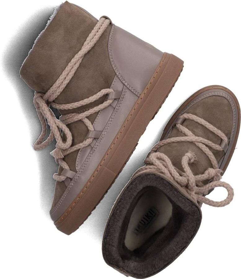 INUIKII Enkellaarsjes Dames Outdoor Snowboots Damesschoenen Suède Classic Sneaker Beige - Foto 3