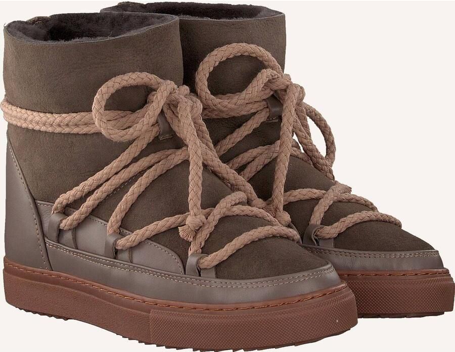 INUIKII Enkellaarsjes Dames Outdoor Snowboots Damesschoenen Suède Classic Sneaker Beige - Foto 4