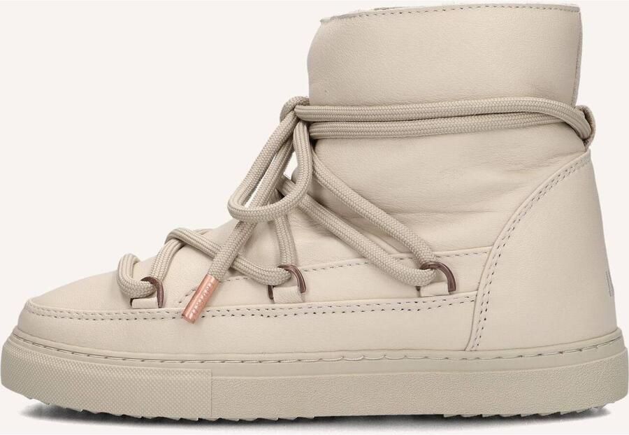 INUIKII Vachtlaarzen Dames Full Leather Leer Creme - Foto 5