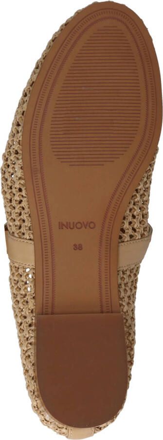 Inuovo ballerina's met sierstenen beige - Foto 3