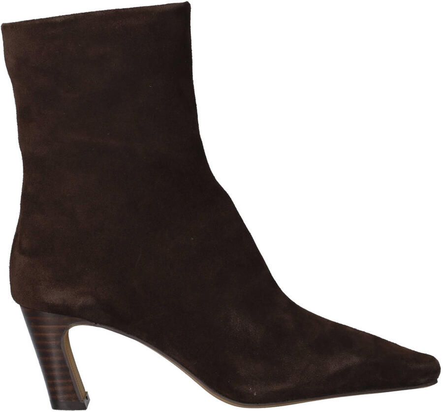 Inuovo suède enkellaarzen bruin