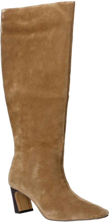 Inuovo suède hoge laarzen cognac