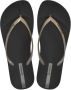 Ipanema Anatomic Shine teenslippers zwart goud - Thumbnail 1