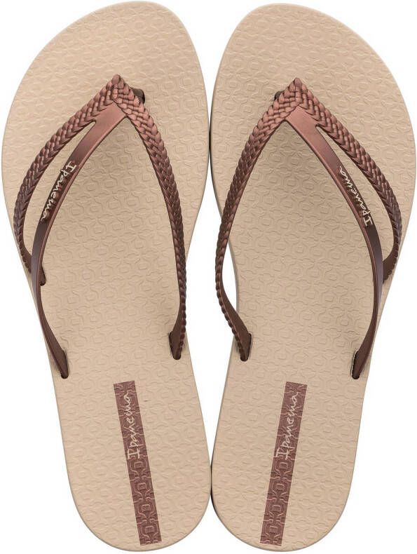 Ipanema Bossa teenslippers beige koper