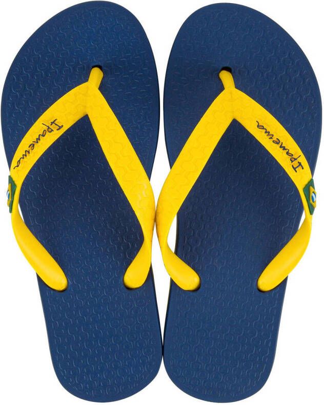 Ipanema Classic Brasil teenslippers geel blauw Rubber 29 30