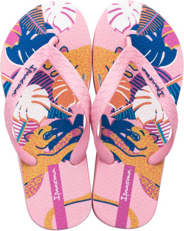 Ipanema Classic Kids teenslippers roze blauw Meisjes Gerecycled materiaal 27 28