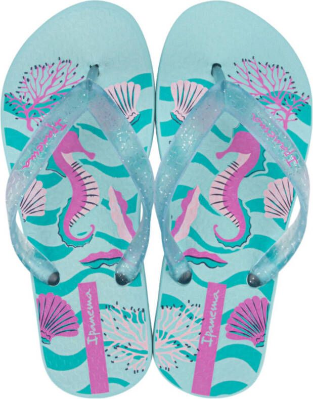 Ipanema Classic Kids Unisex Junior Slippers Blue Lilac