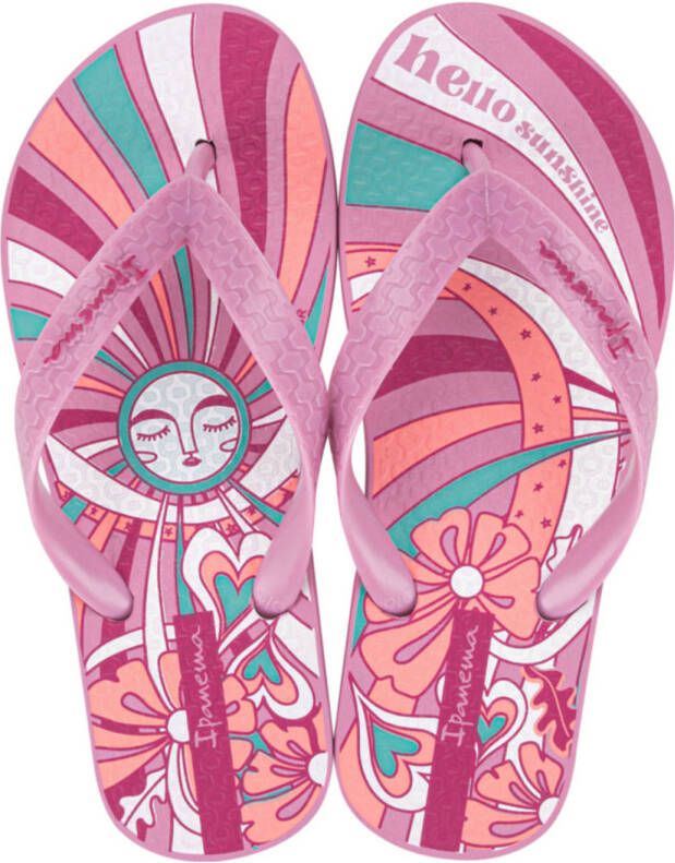 Ipanema Classic teenslippers roze wit