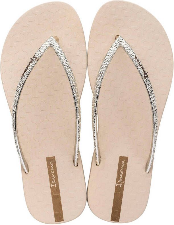 Ipanema glitter teenslippers beige