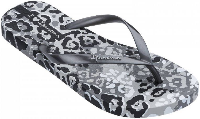 Ipanema I Love Safari teenslippers grijs zilver