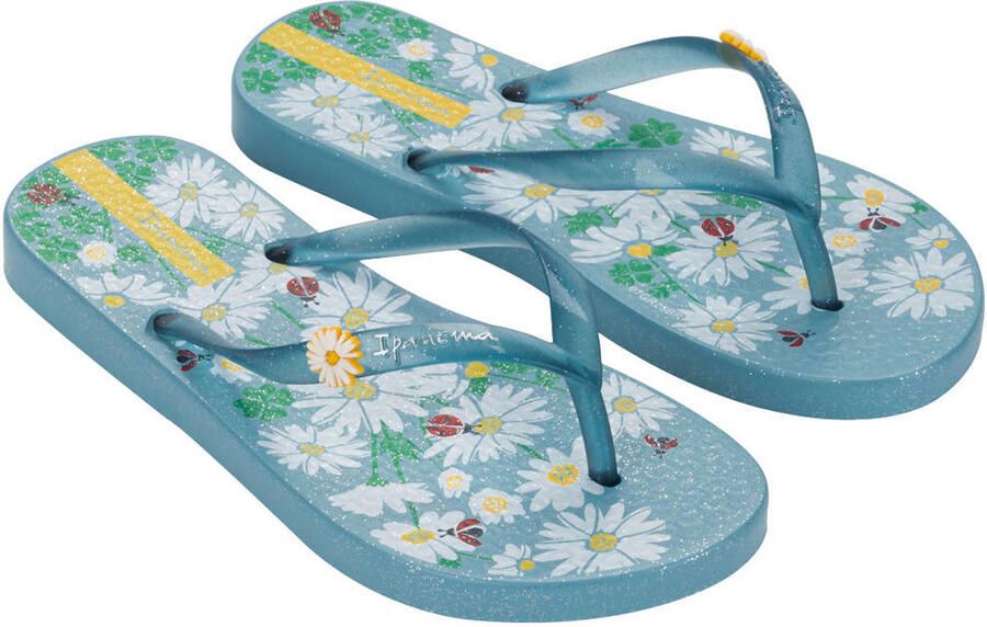 Ipanema Garden Shine Kids Meisjes Slippers Blue - Foto 2