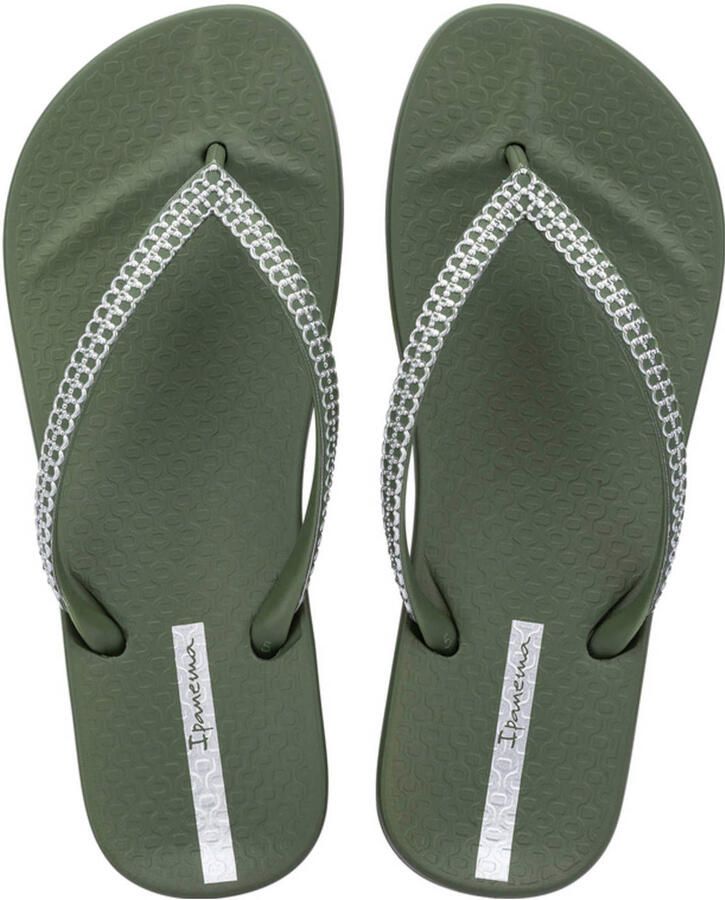 Ipanema Anatomic Mesh Dames Slippers Dark Green
