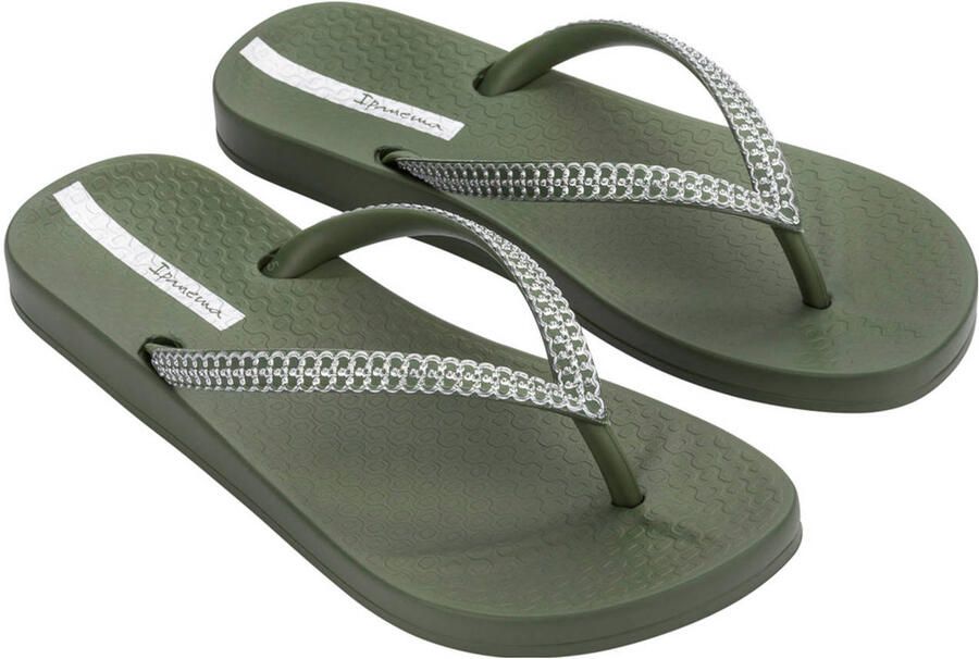 Ipanema Anatomic Mesh Dames Slippers Dark Green