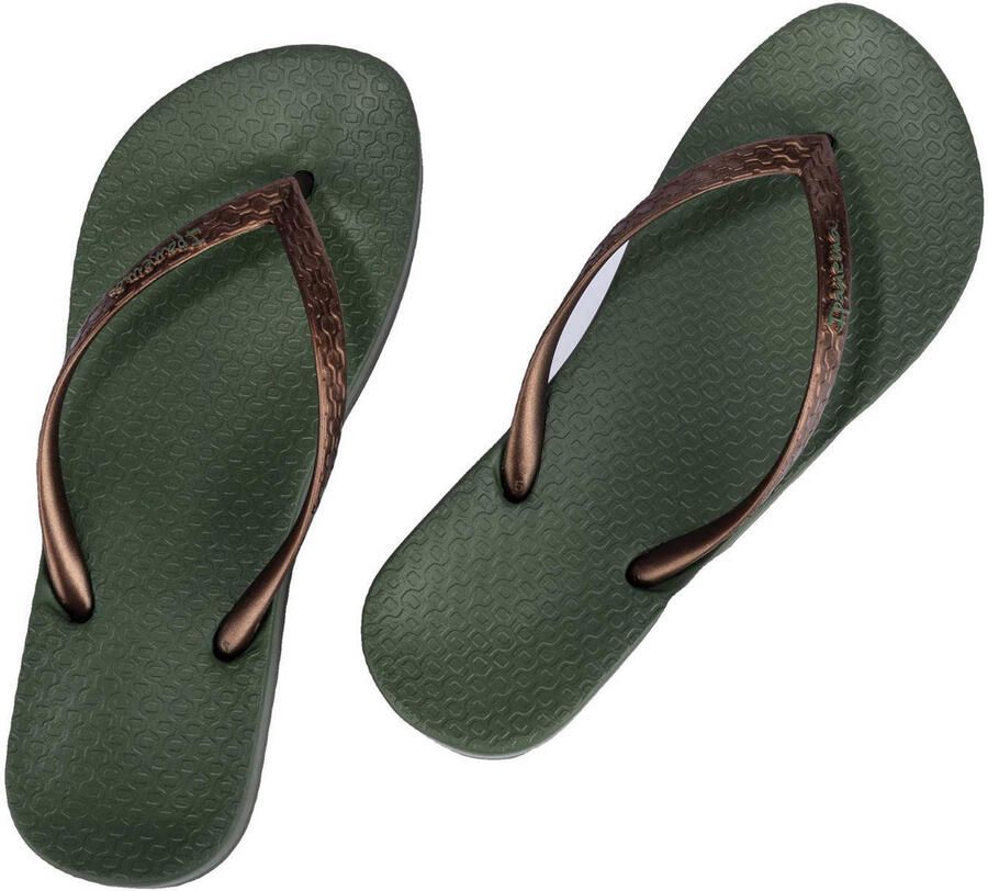 Ipanema Anatomic Tan Dames Slippers Green Bronze - Foto 2