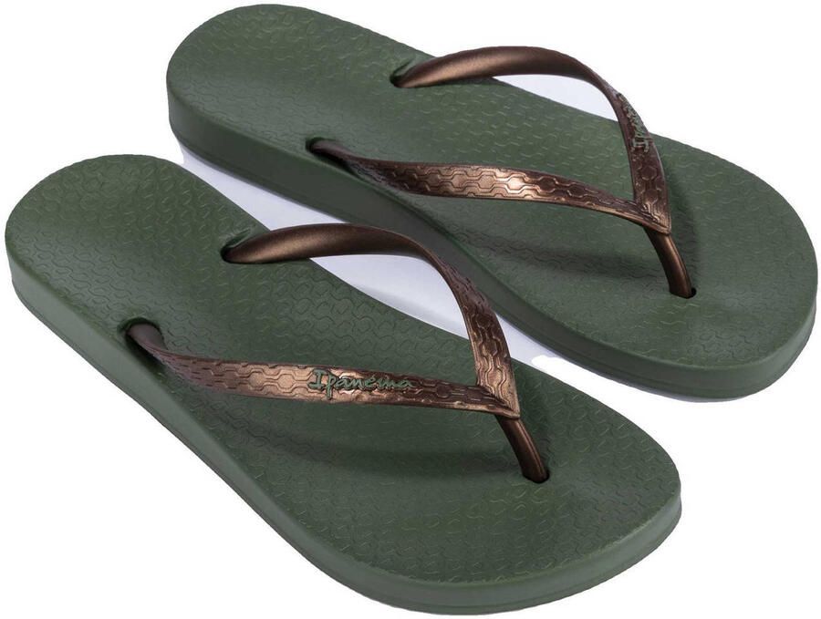 Ipanema Anatomic Tan Dames Slippers Green Bronze - Foto 3