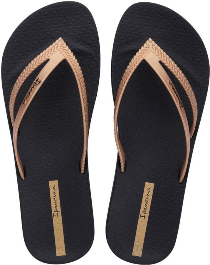 Ipanema Anatomic Bossa Soft Dames Slippers Black Gold