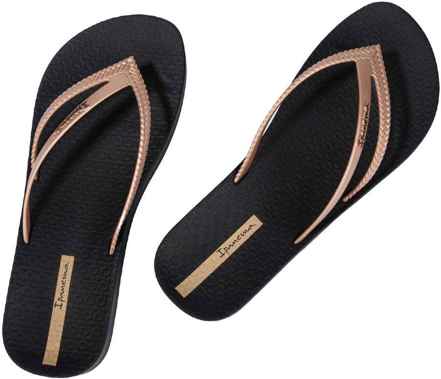 Ipanema Anatomic Bossa Soft Dames Slippers Black Gold - Foto 2